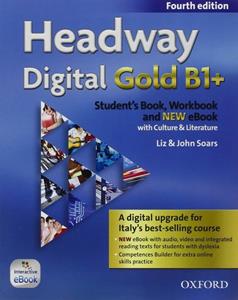 Copertina di Headway Digital Gold B1+