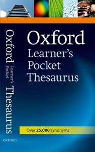 Copertina di Oxford Learner's Pocket Thesaurus