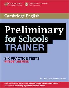 Copertina di Preliminary For Schools Trainer
