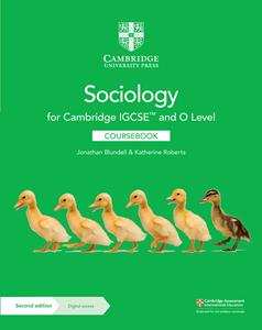 Copertina di Cambridge Igcse And O Level Sociology Second Edition