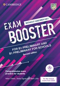 Copertina di Exam Booster For Preliminary And Preliminary For Schools