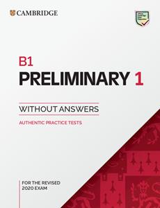 Copertina di Preliminary 1 For Revised Exam From 2020