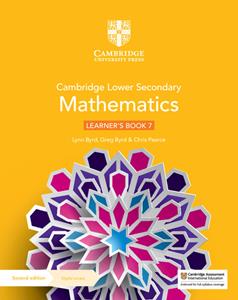 Copertina di Cambridge Lower Secondary Mathematics 2ed. 7 Learner's Book+digital Access
