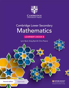 Copertina di Cambridge Lower Secondary Mathematics 2ed. 8 Learner's Book+digital Access
