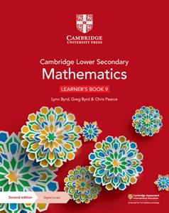 Copertina di Cambridge Lower Secondary Mathematics 2ed. 9 Learner's Book+digital Access