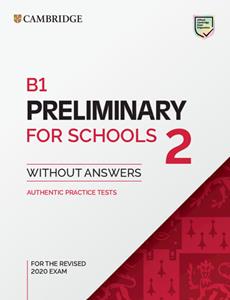 Copertina di Preliminary For Schools 2 B1 Preliminary For Schools 2