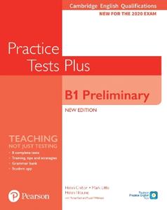 Copertina di Practice Tests Plus Preliminary 2020 - Key