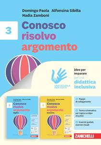 Copertina di Conosco, Risolvo, Argomento - Idee Per Imparare 3