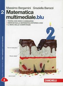 Copertina di Matematica Multimediale Blu - Volume 2 Blu Multimediale (ldm)