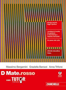 Copertina di Mate.rosso - Volume D Con Tutor (ldm)