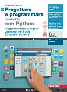 Copertina di Progettare E Programmare  2ed. - Vol. 2 Con Python (ldm)