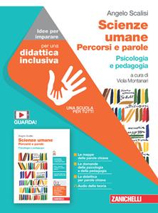 Copertina di Scienze Umane. Percorsi E Parole - Idee Per Imparare Psicologia E Pedagogia