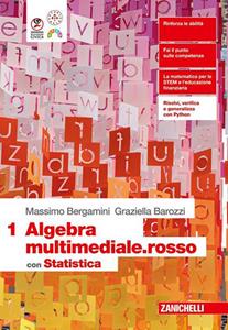Copertina di Algebra Multimediale.rosso 2ed. 1 Con Statistica (ldm)