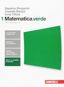 Copertina di Matematica.verde 2ed. - Volume 1 (ld)