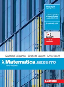 Copertina di Matematica.azzurro 3ed. - Modulo Lambda (ldm)