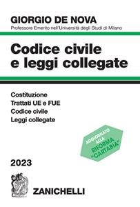 Copertina di Codice Civile E Leggi Collegate 2023 Con Cdrom