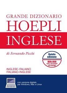 Copertina di Grande Dizionario Hoepli Inglese