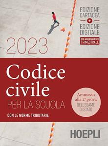 Copertina di Codice Civile Per La Scuola 2023
