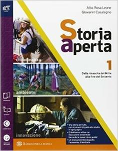 Copertina di Storia Aperta  Classe 1 - Libro Misto Con Openbook