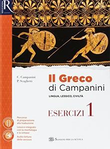 Copertina di Greco Di Campanini (il) 1 - Libro Misto Con Hub Libro Young