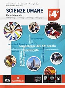 Copertina di Scienze Umane - Volume Classe 4 + Ebook