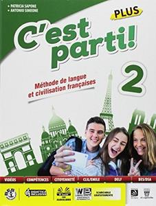 Copertina di C'est Parti! 2 Plus + Cd Audio