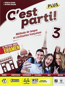 Copertina di C'est Parti! 3 Plus + Cd Audio