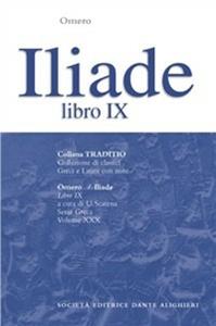 Copertina di Iliade Libro Ix