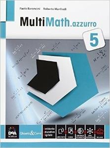 Copertina di Multimath Azzurro Volume 5 + Ebook