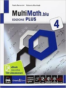 Copertina di Multimath Blu Edizione Plus Volume 4 + Ebook + Videolezioni 3