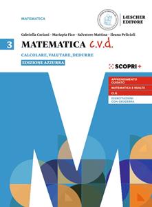 Copertina di Matematica C.v.d. Ed.azzurra V.3