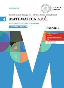 Copertina di Matematica C.v.d. Ed.azzurra V.4