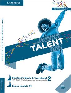 Copertina di Talent 2+exam Toolkit B1