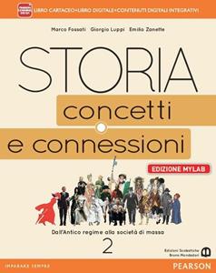 Copertina di Storia. Concetti E Connessioni 2 - Edizione Mylab