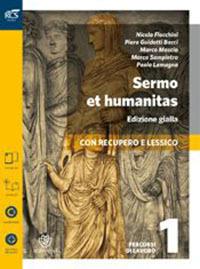 Copertina di Sermo Et Humanitas Lessico Ed Gialla 1  Con Openbook