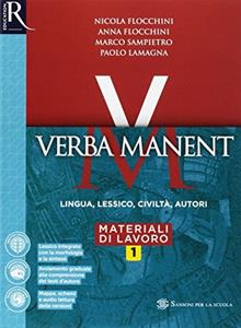 Copertina di Verba Manent 1 - Libro Misto Con Hub Libro Young