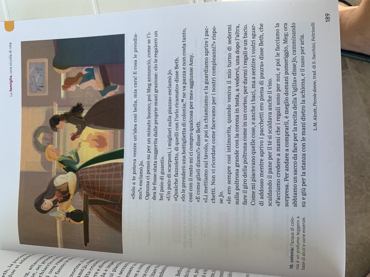 Foto reale del libro