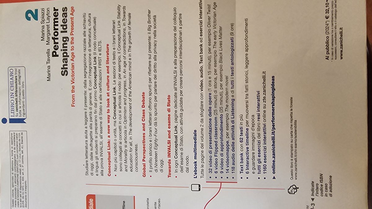 Foto reale del libro